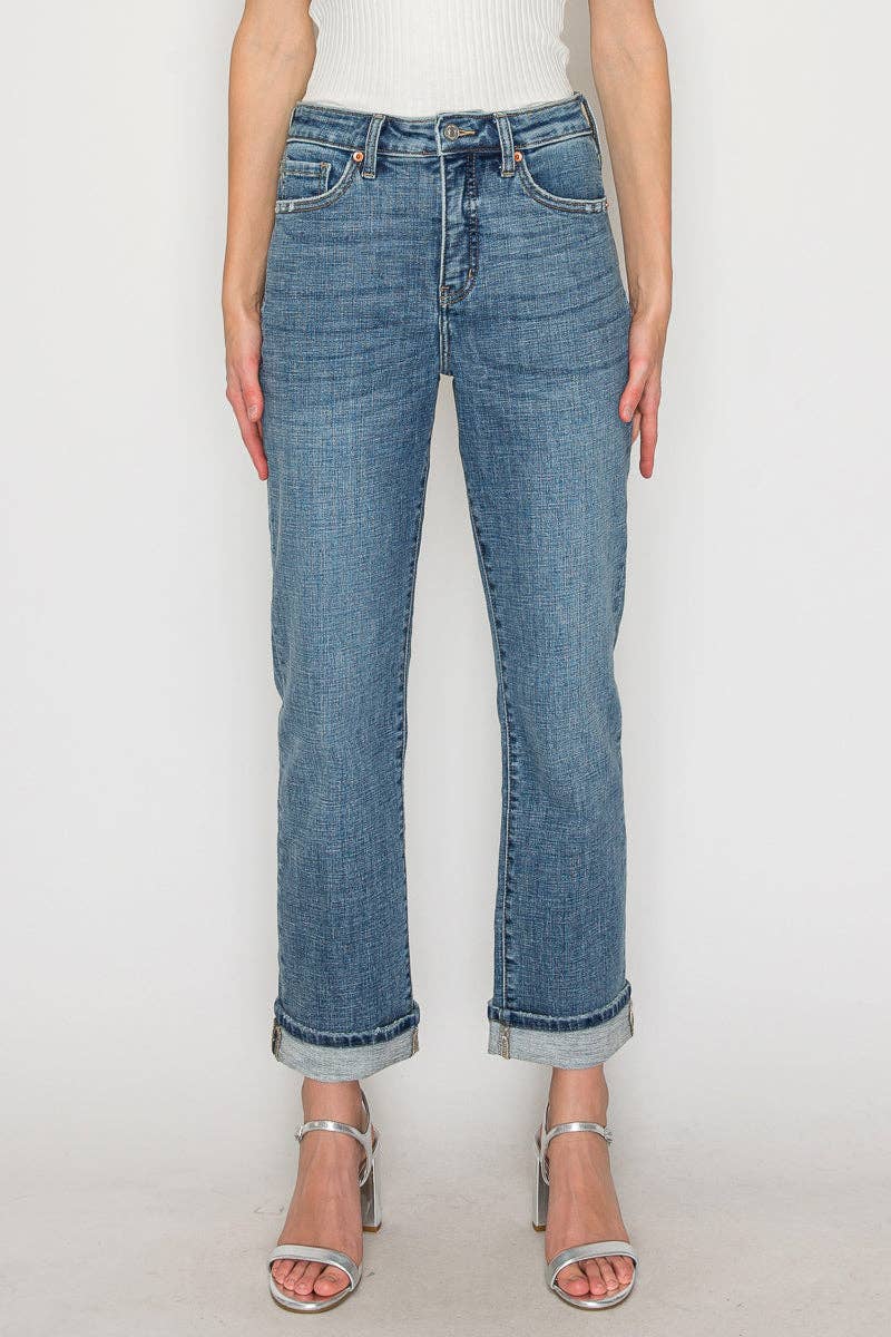 ARTEMIS VINTAGE - TUMMY CONTROL HIGH RISE SLIM STRAIGHT JEANS