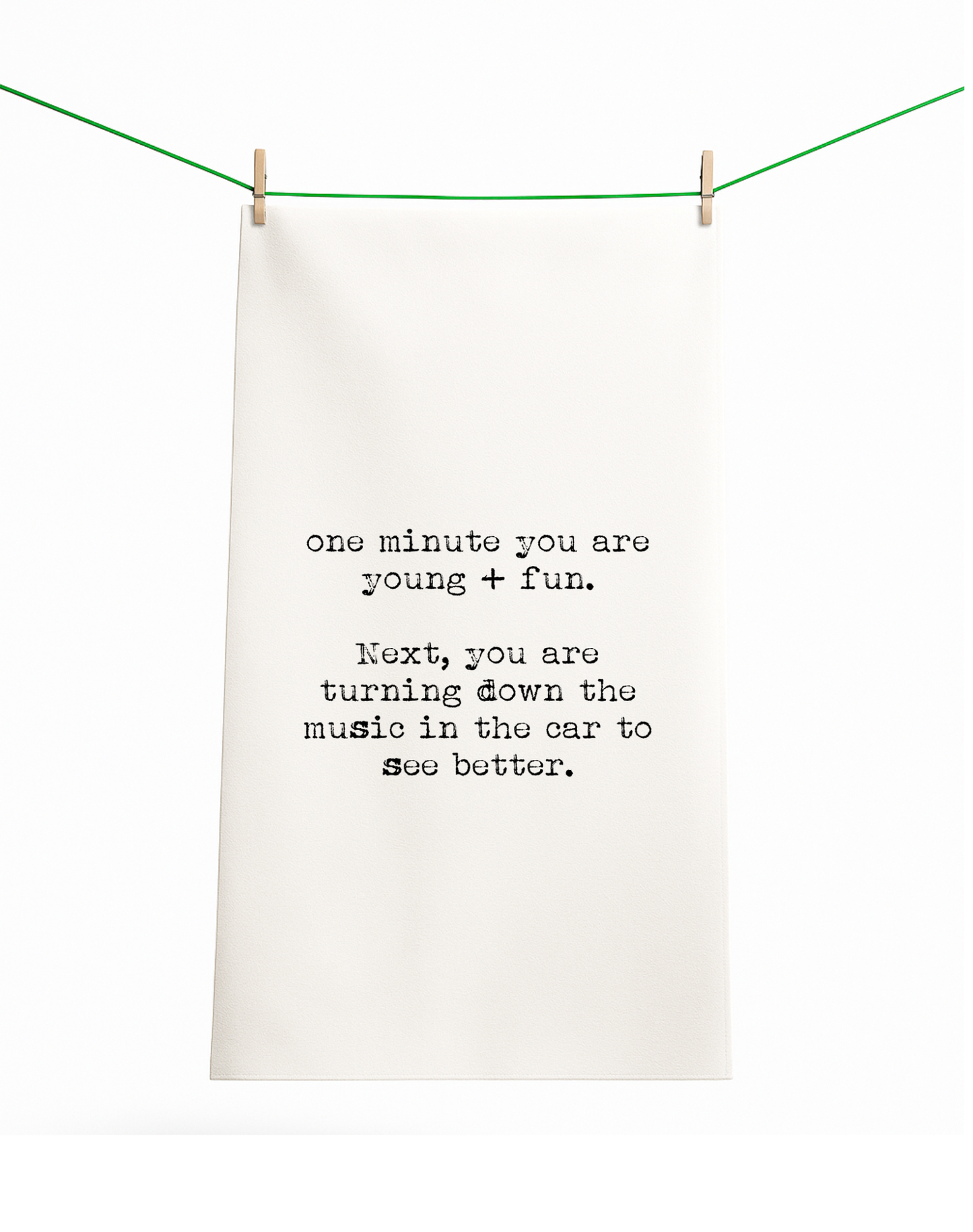 Young & Fun Tea Towel