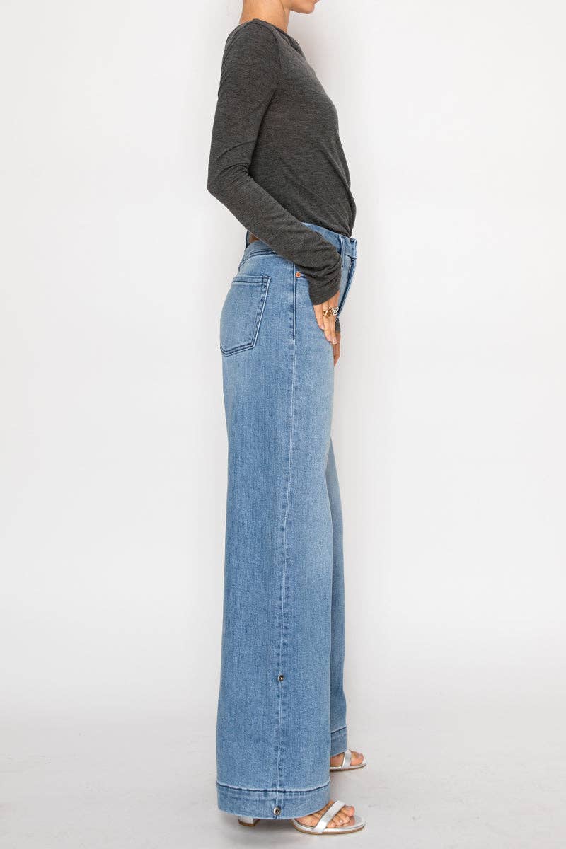 ARTEMIS VINTAGE - INSEAM TRANSFORM HIGH RISE TUMMY CONTROL A-WIDE JEANS
