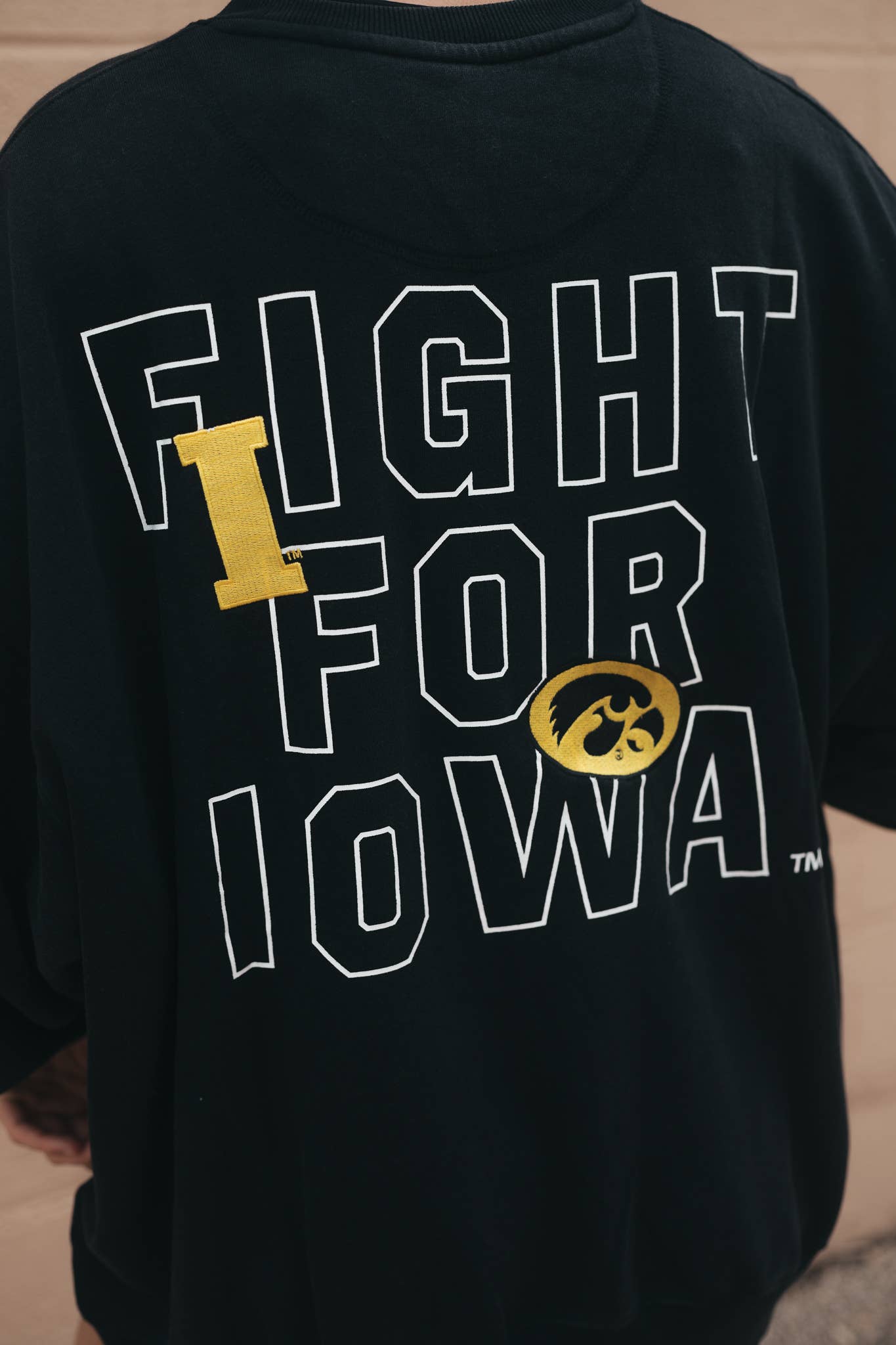 Iowa Oversized Fleece Crew