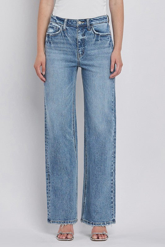 90's Super High Rise Wide Jeans
