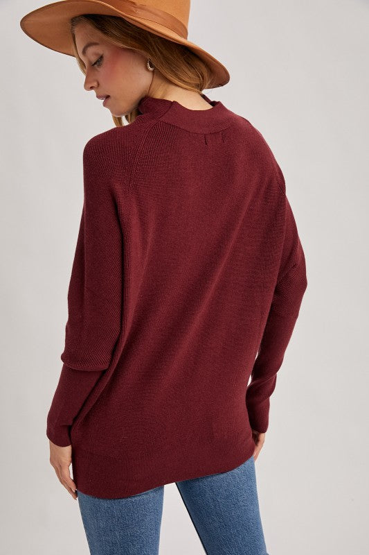 Slouch Neck Dolman Pullover