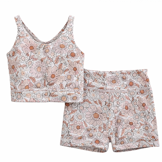 Wildflower Whisper 2 Piece Athletic Set: 5T