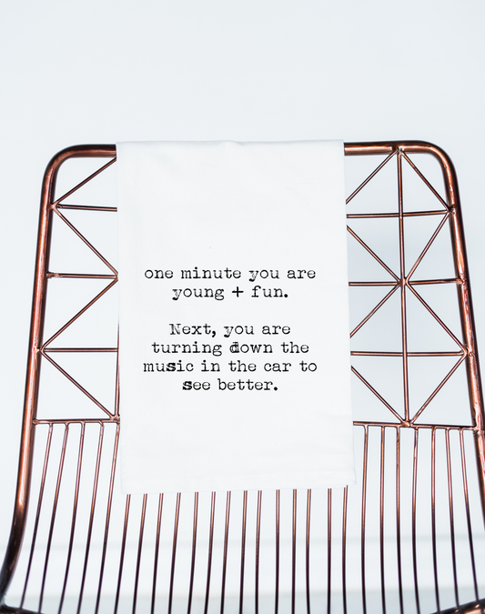 Young & Fun Tea Towel