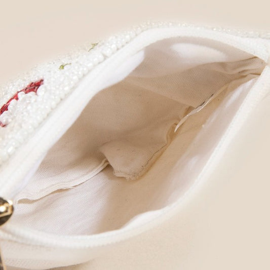 Tacos And Tequila Beaded Coin Purse