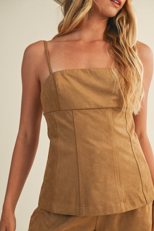 Straight Neck Cami Top