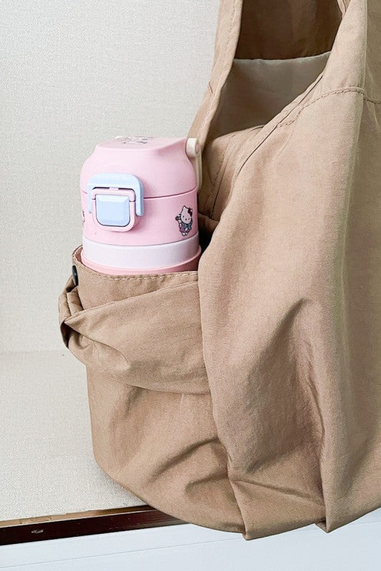 Carry All Pleated Draped Shoulder Tote Bag