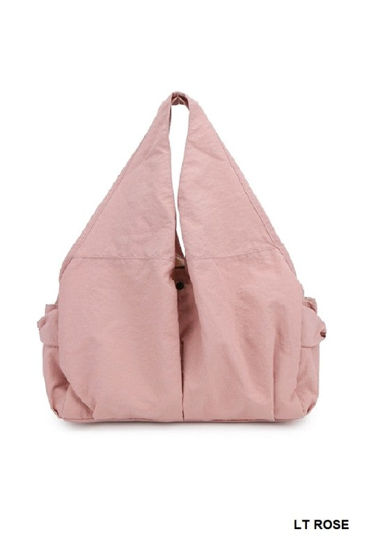 Carry All Pleated Draped Shoulder Tote Bag