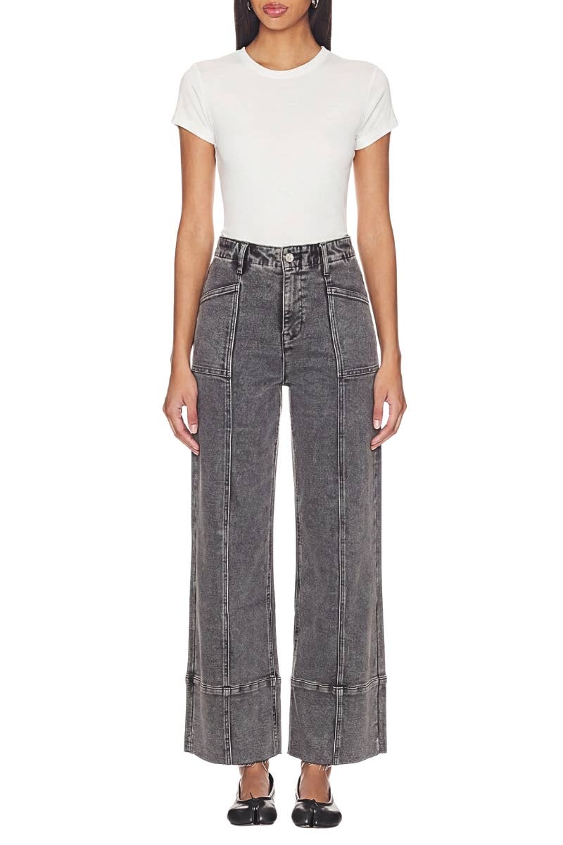 ARTEMIS VINTAGE - HIGH RISE TUMMY CONTROL PALAZZO JEANS: 3 (25)