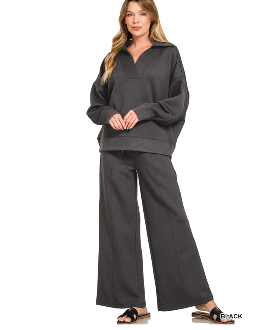 Scuba Collared Pullover