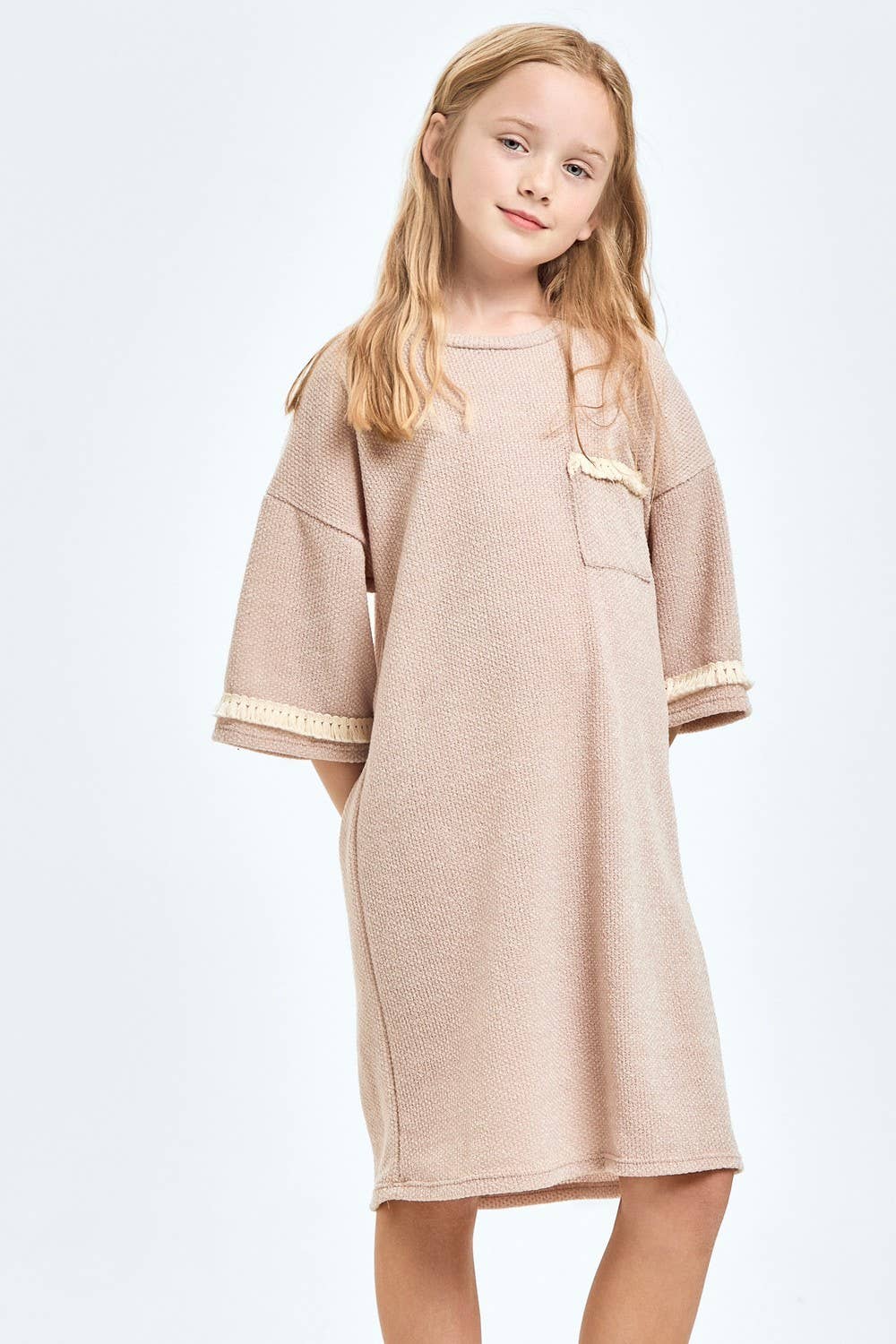 Tasseled Chunky Sweater Dress