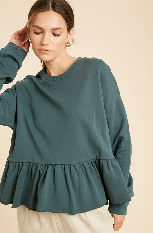 Peplum Sweatshirt