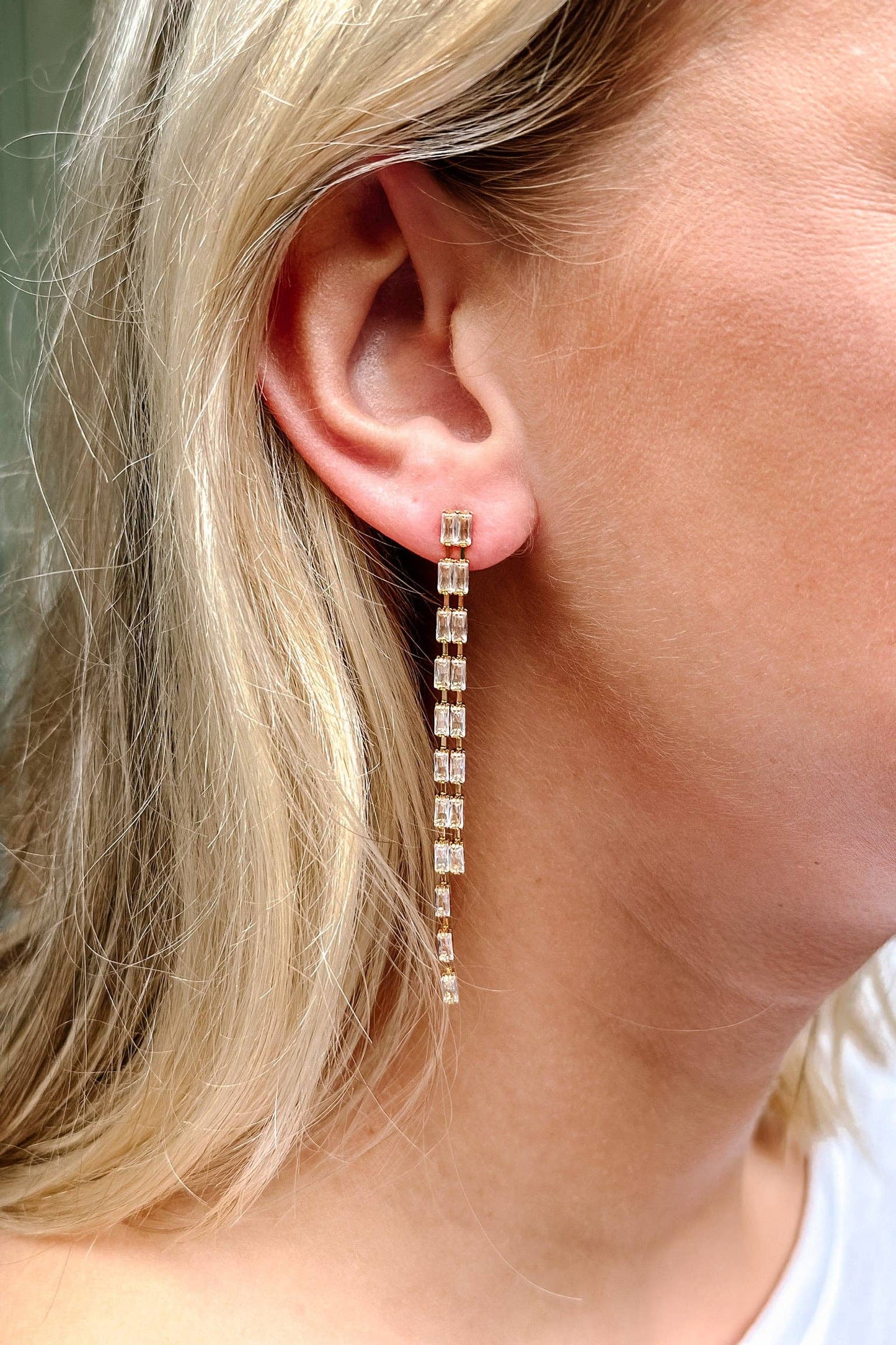 Bronte Earrings: Silver