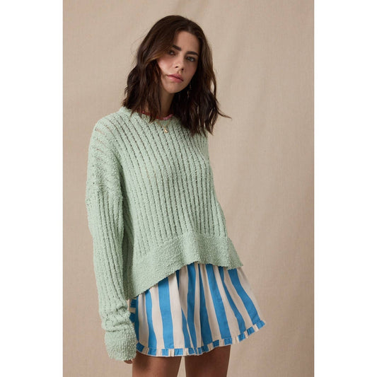 Boucle Ribbed Sweater