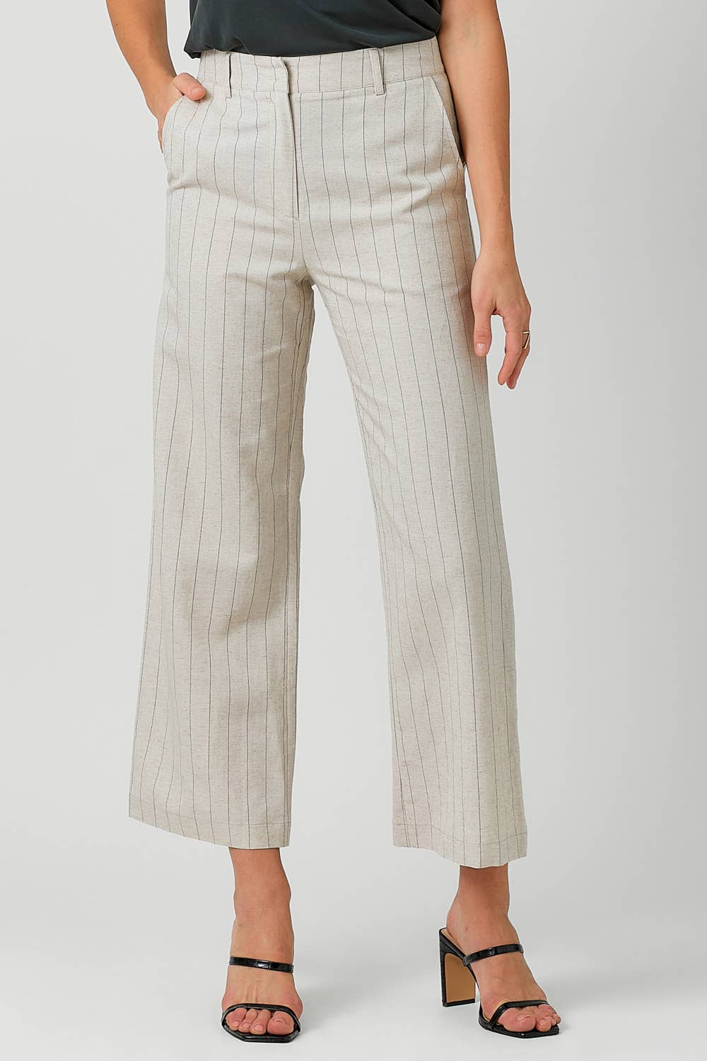 Pin Stripe Tailored Trousers