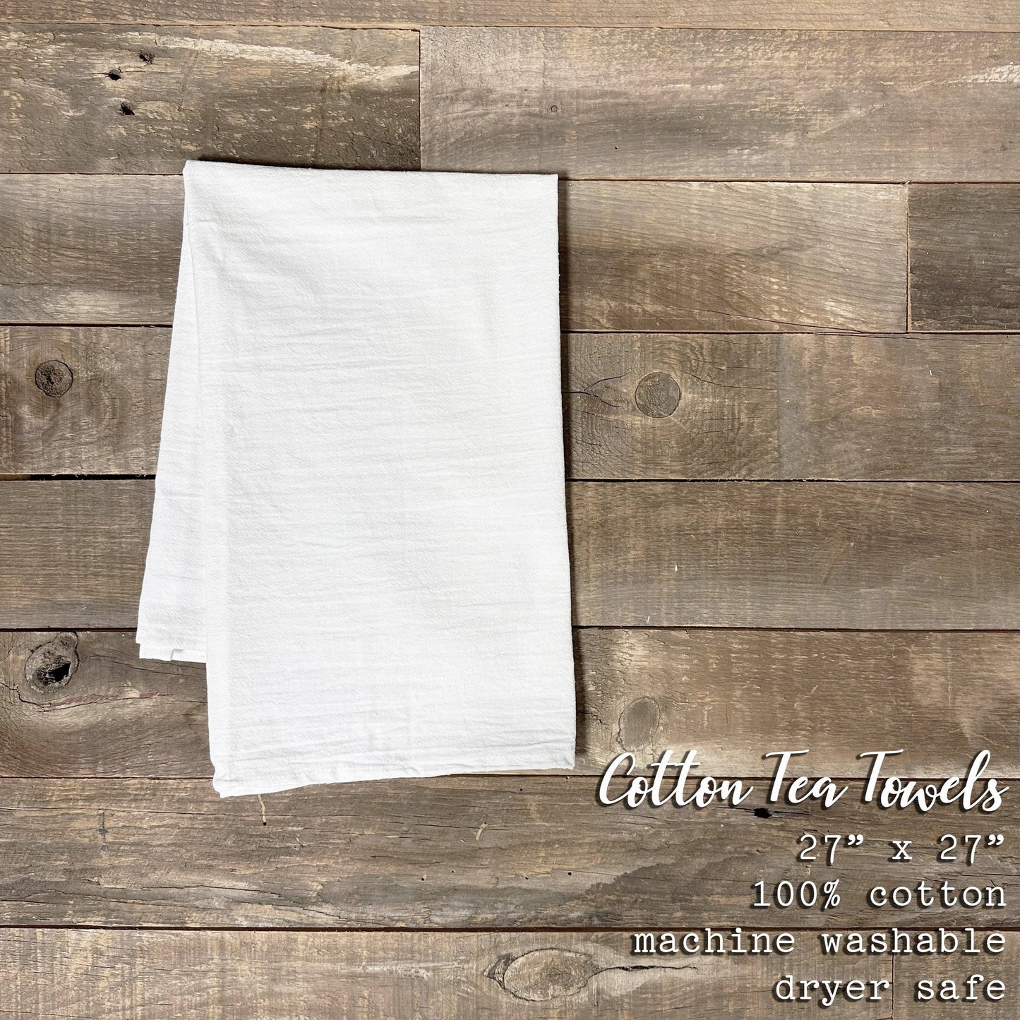 Watercolor Tractor - Viroqua Cotton Tea Towel