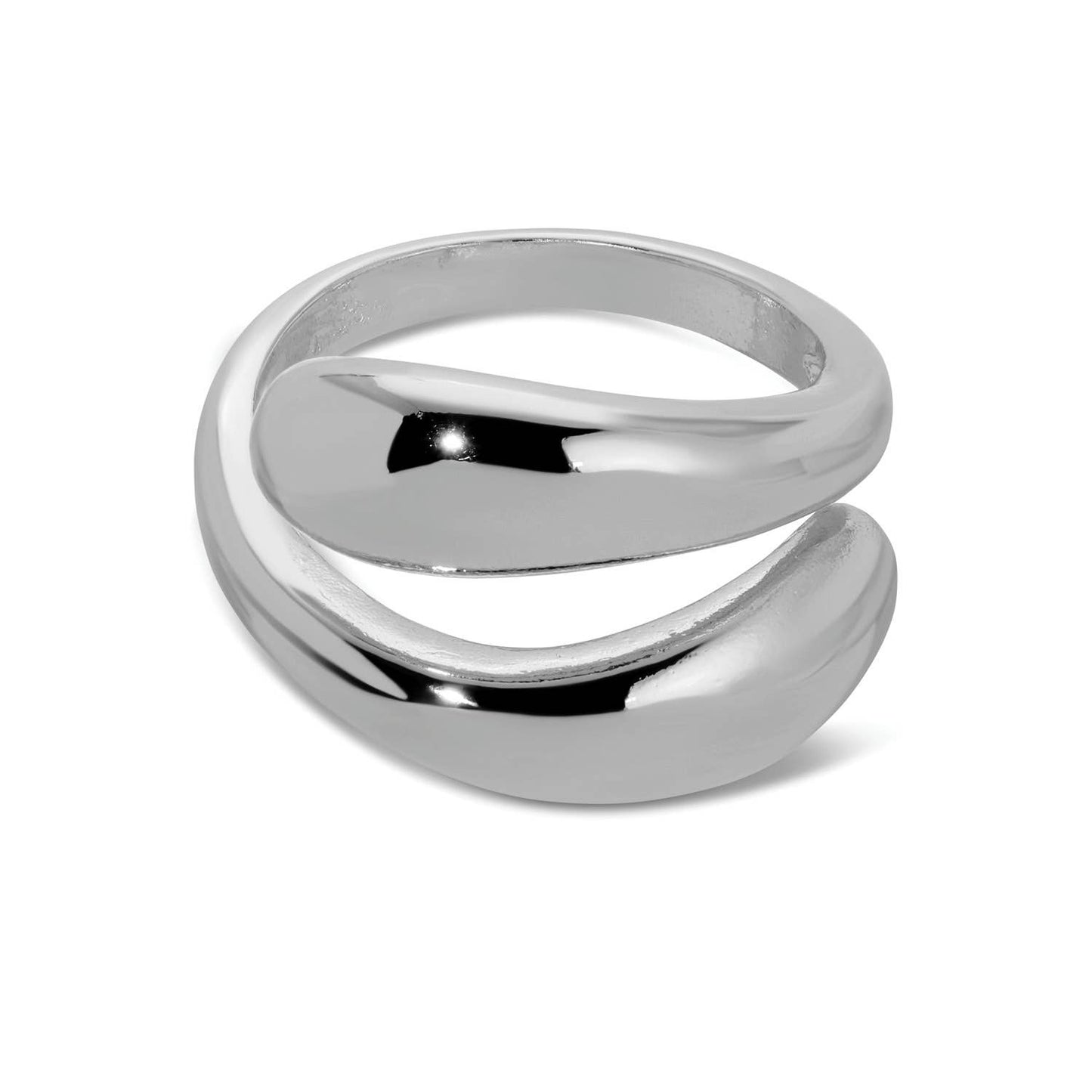 Splendid Iris - Adjustable Wrap Ring: Gold