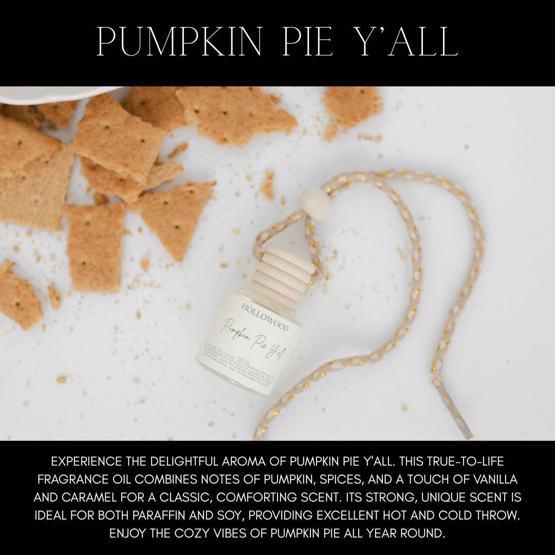 HOLLOWOOD FRAGRANCE - FALL CAR DIFFUSERS: Oak Barrel Latte