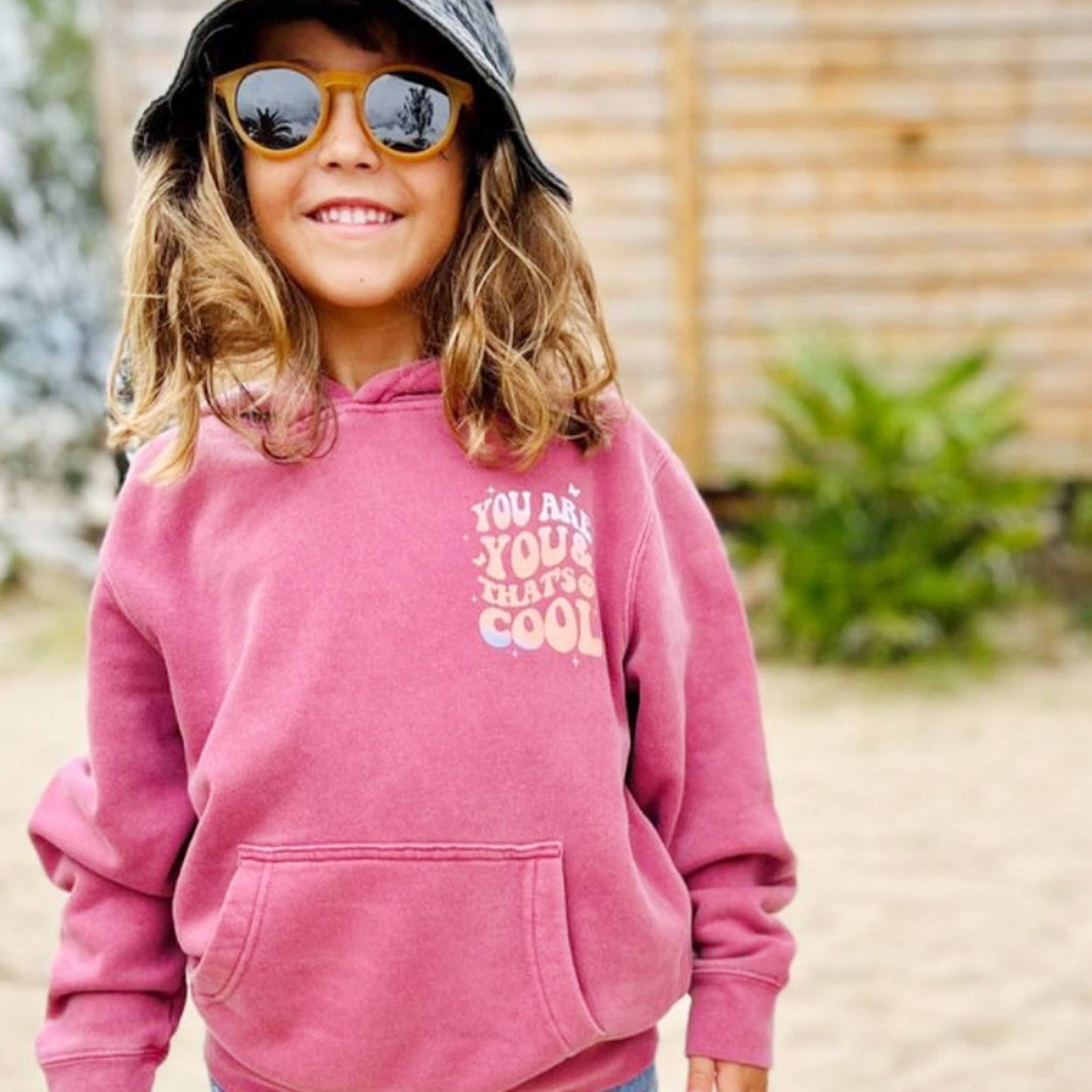 Kids Pink Cool Hoodie