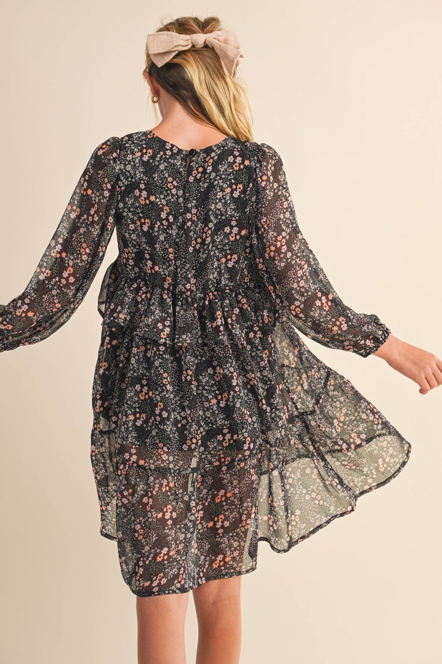 Girls High Low Midi Dress