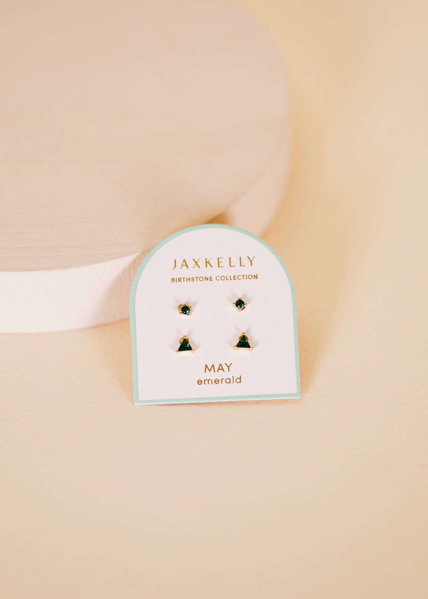 JaxKelly - Birthstone Gold Earrings