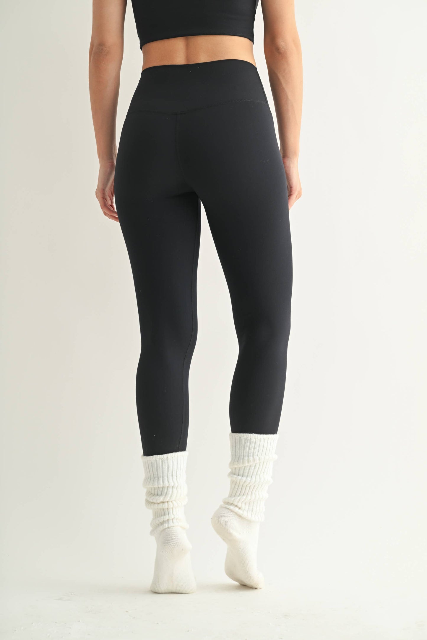 Venice Cloud Light Contour High-Waisted Leggings: Black