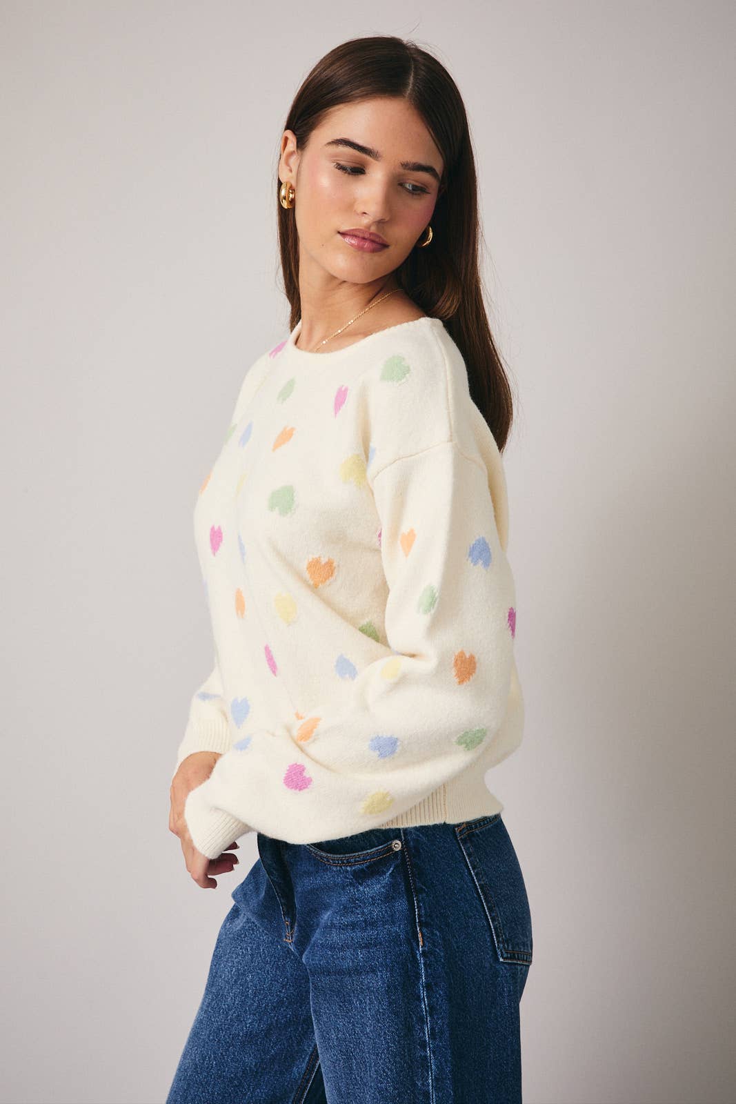 Heart Graphic Sweater