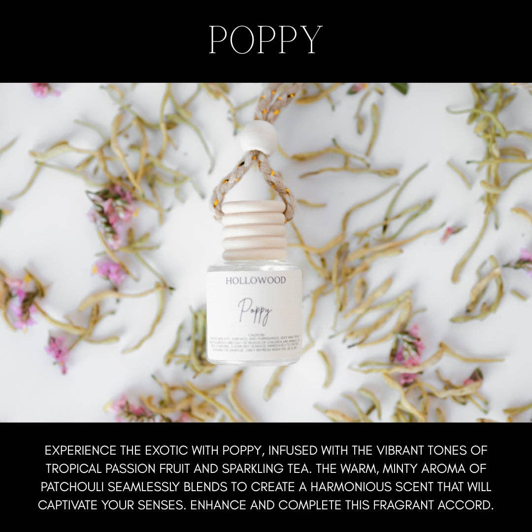 HOLLOWOOD FRAGRANCE - Everyday Scents Car Diffuser: TIMELESS VANILLA