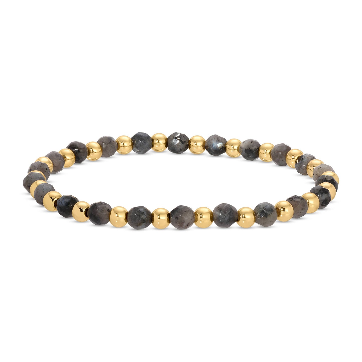 Splendid Iris - Stretch Stone & Bead Bracelet - Assorted
