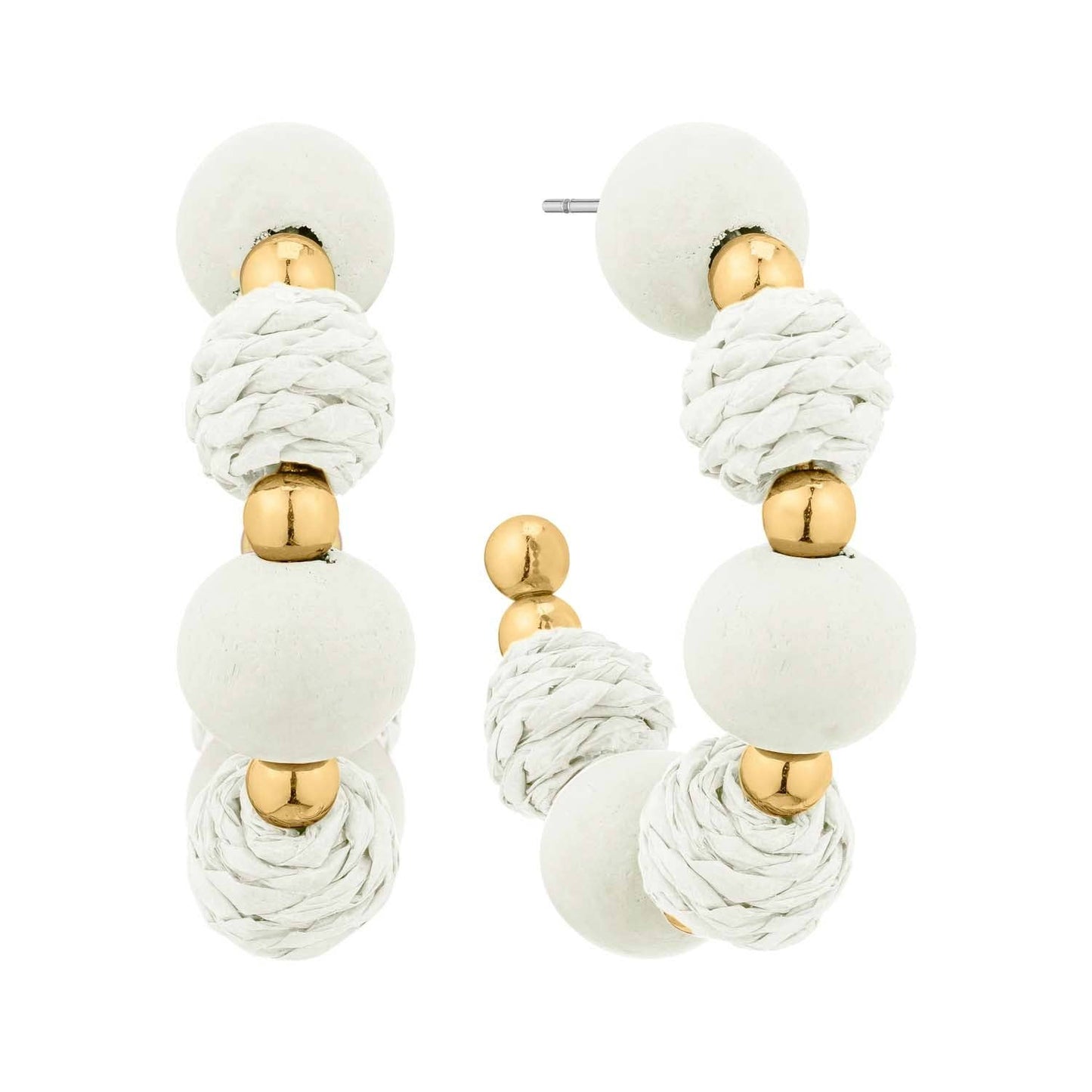 Georgina Earrings: WHITE