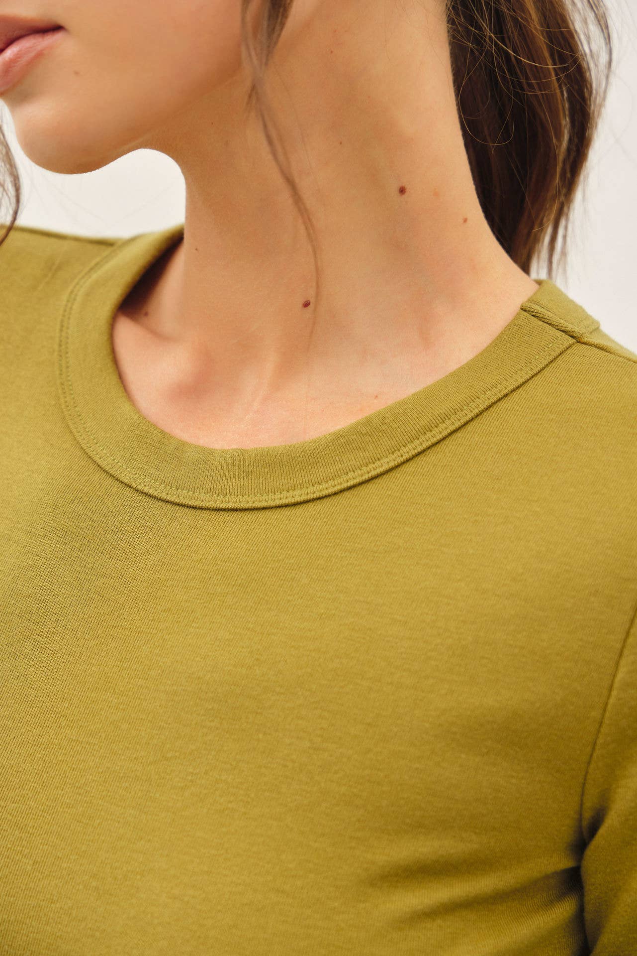 Be Cool - [NEW COLOR]ULTRA SOFT BASIC SHORT SLEEVE TOP : WINE / S