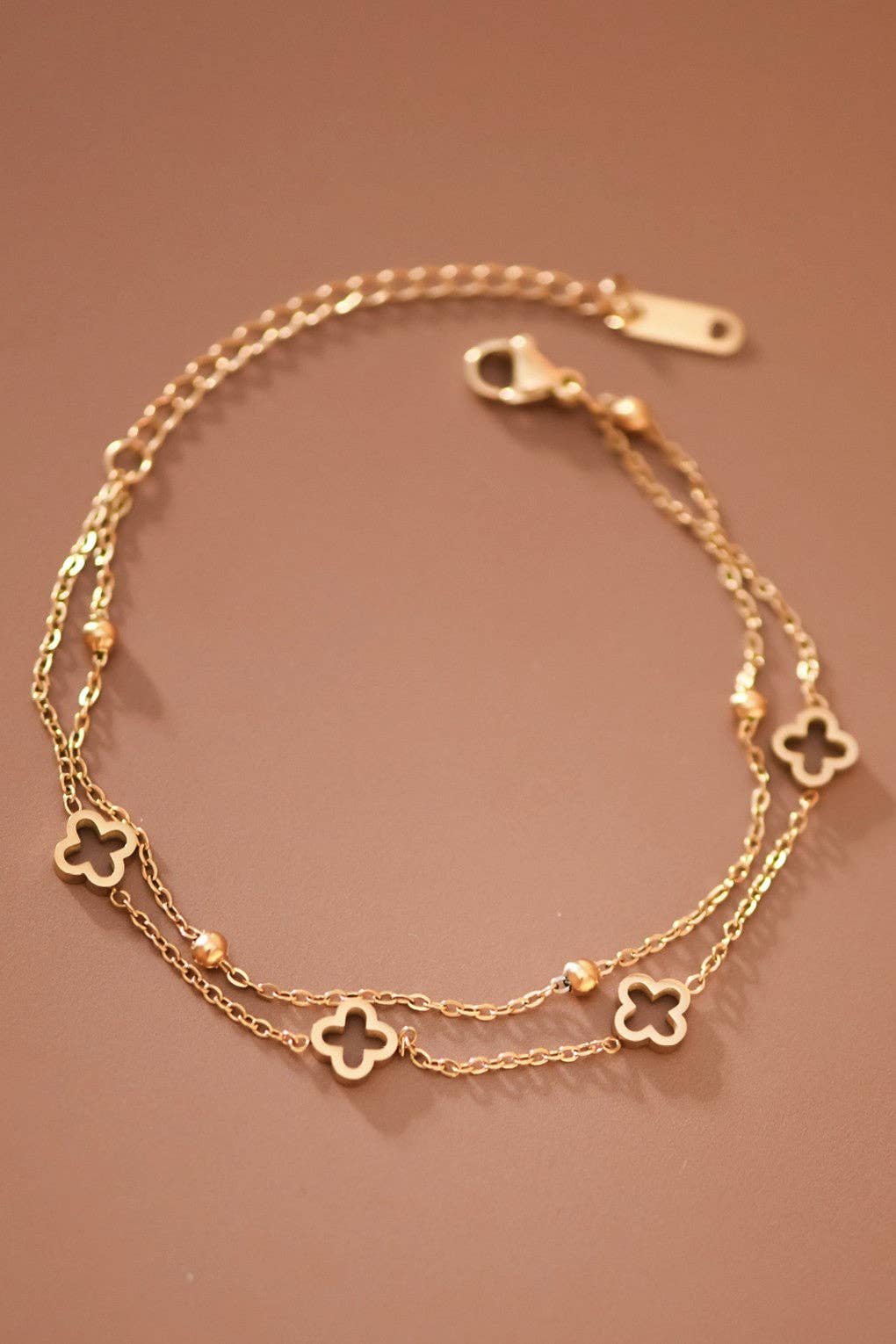 18K Gold Plated Waterproof Stainless Steel Chain Bracelet