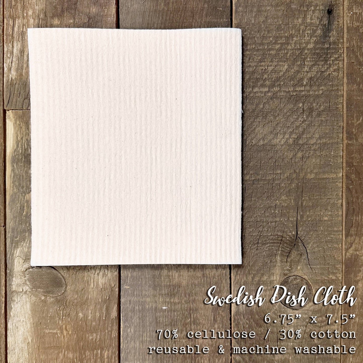Cursive Heart - Viroqua Swedish Dish Cloth