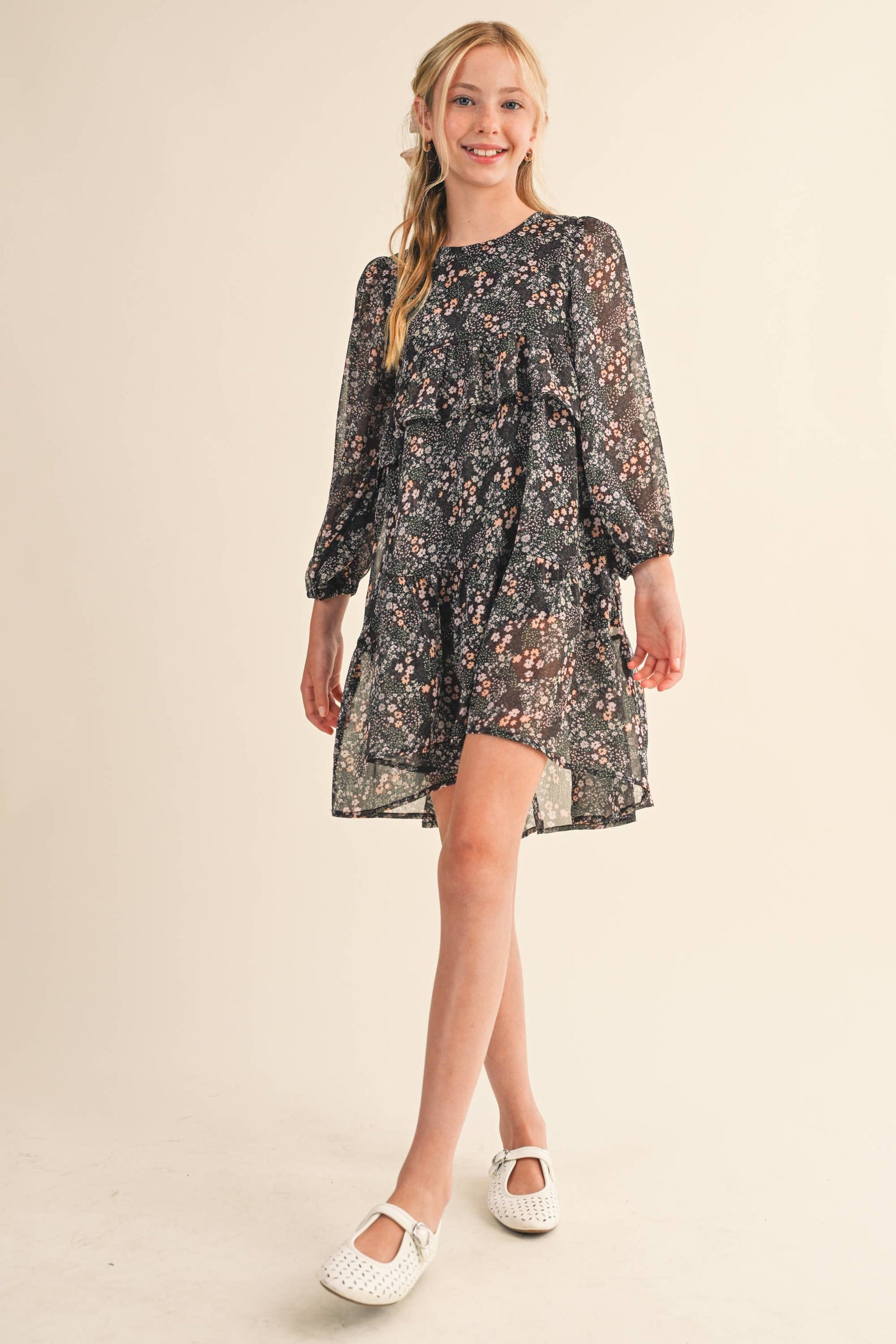 Girls High Low Midi Dress