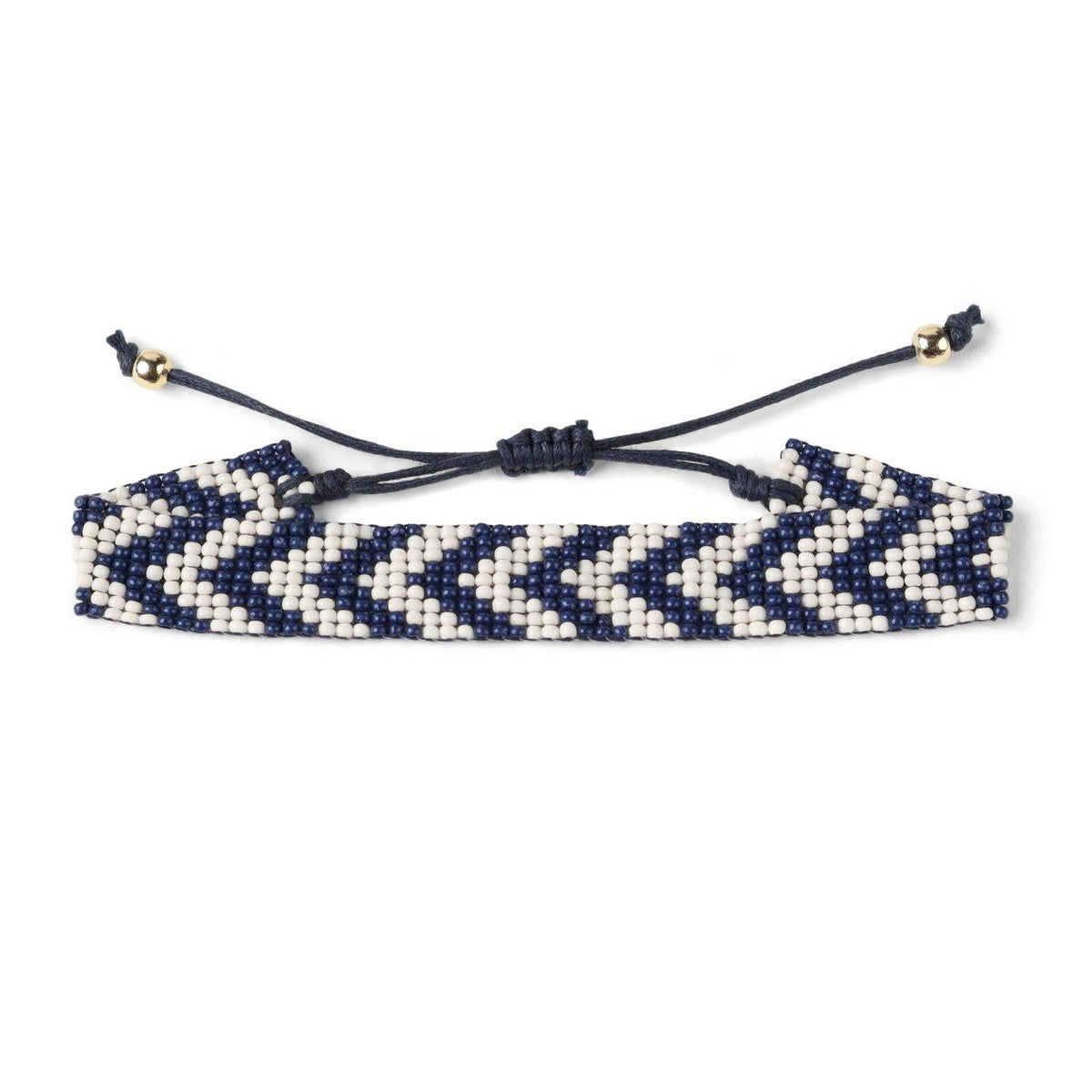 Splendid Iris - Sale - Adjustable Game Day Bracelet: Black/Orange