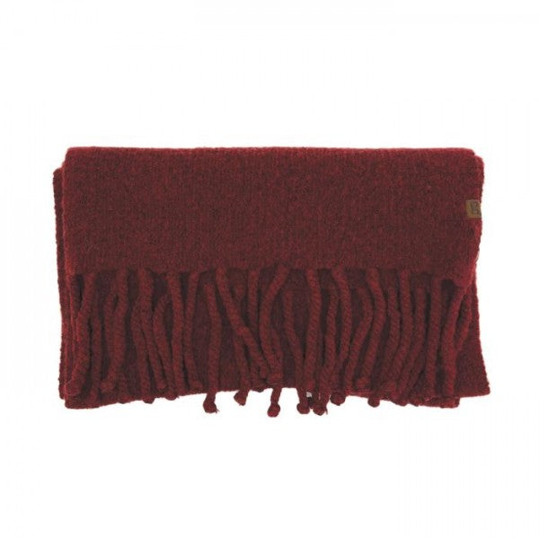 Heathered Solid Woven Scarf