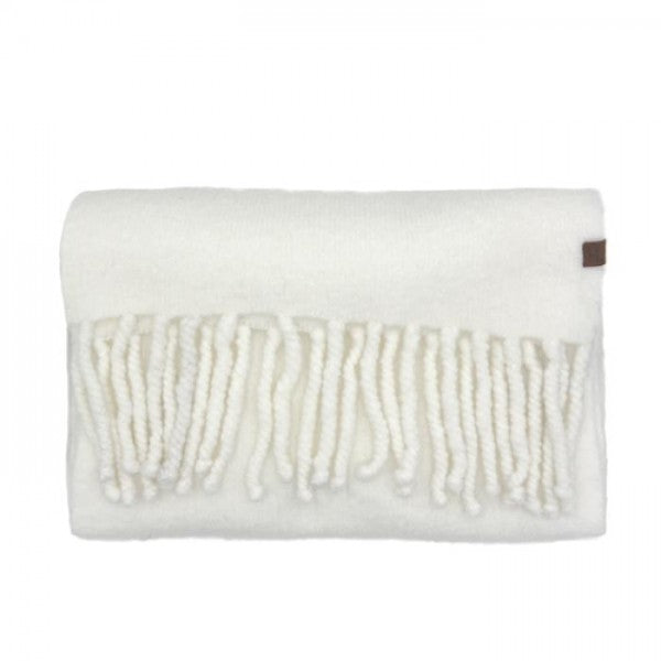 Heathered Solid Woven Scarf