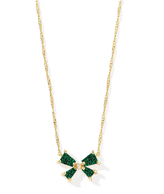 Blair Bow Small Short Pendant Necklace