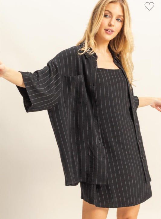 PinStripe Shirt and Dress Set