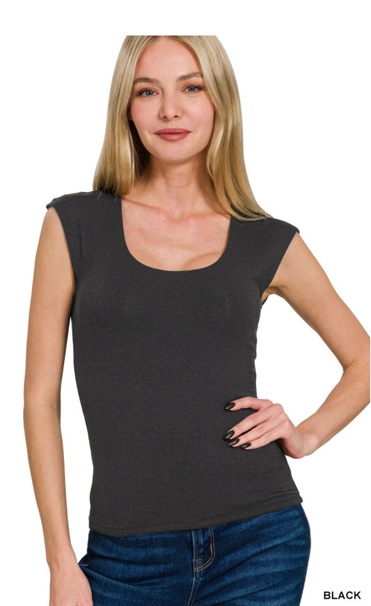 Double Layered Sleeveless Top
