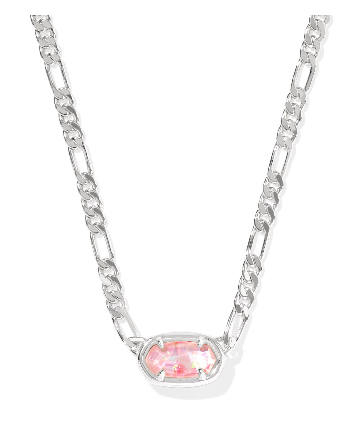 Elisa Figaro Chain Short Pendant Necklace