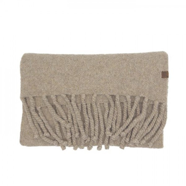 Heathered Solid Woven Scarf