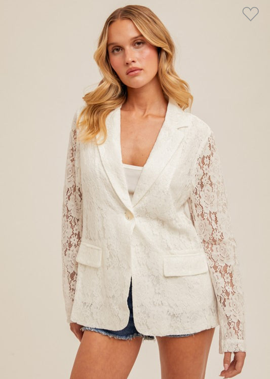 Lace Blazer