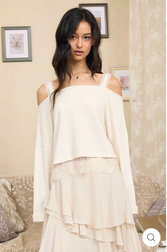 Off Shoulder Lace Top