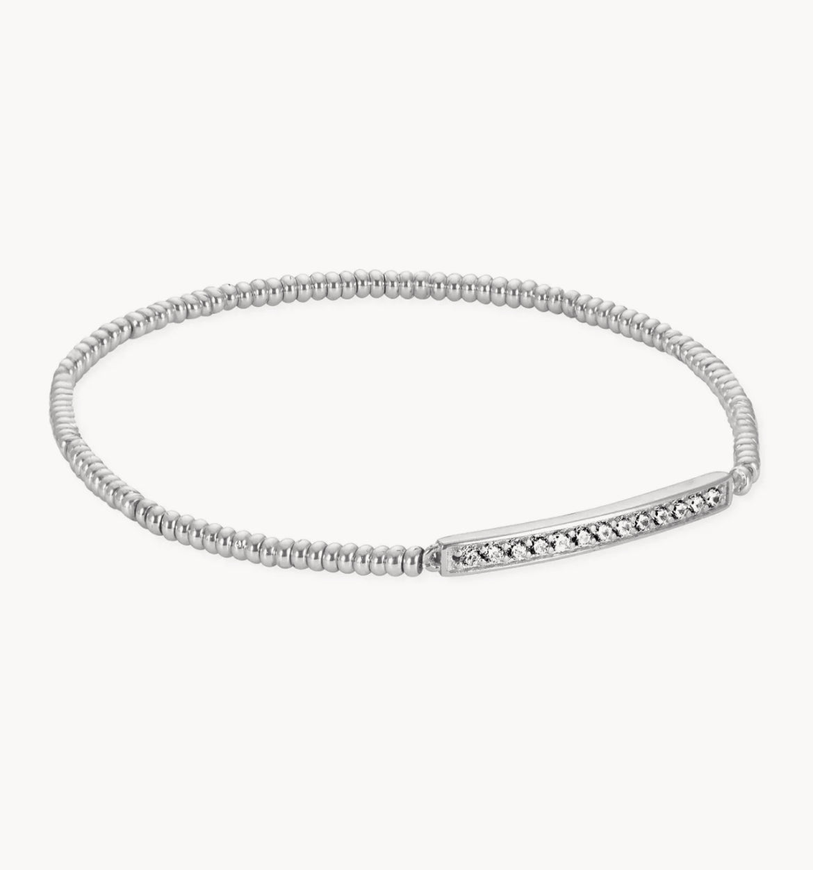 Addison Stretch Bracelet in Silver