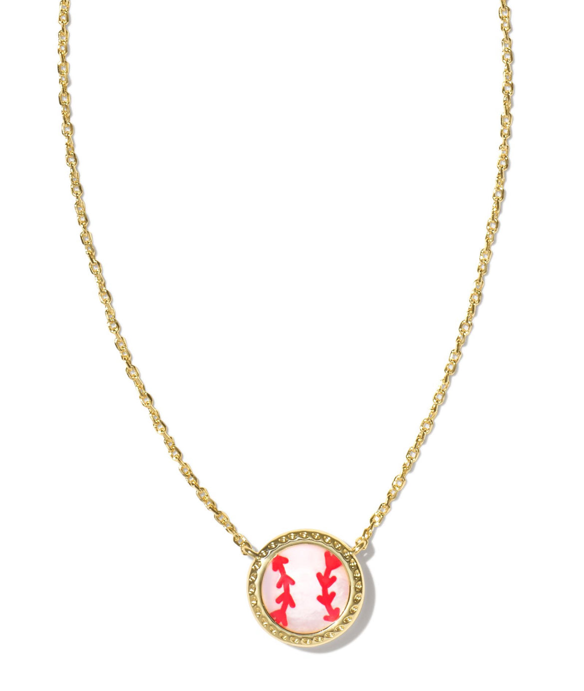 Baseball Short Pendant Necklace