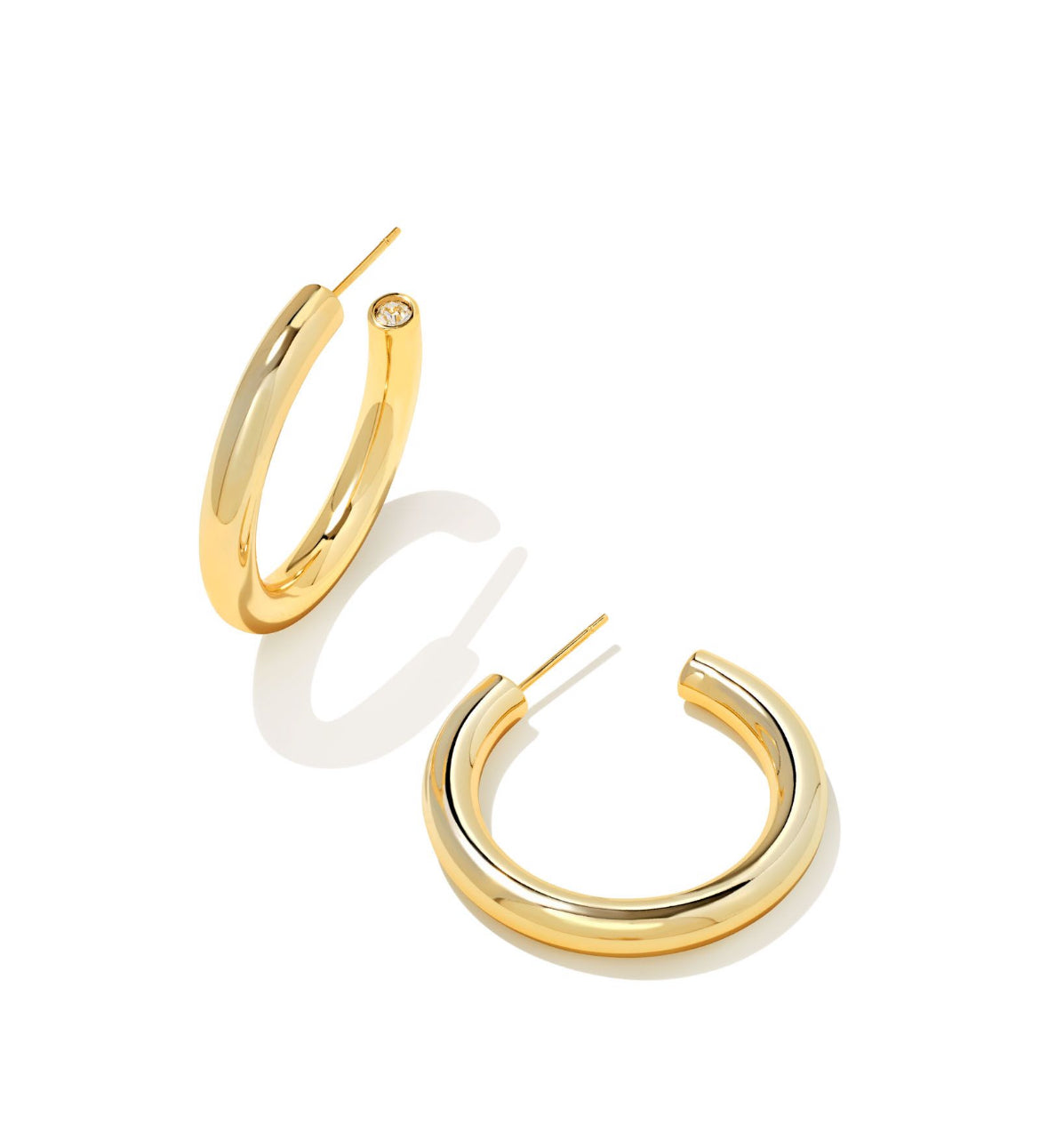 Colette Hoop Earrings in Gold