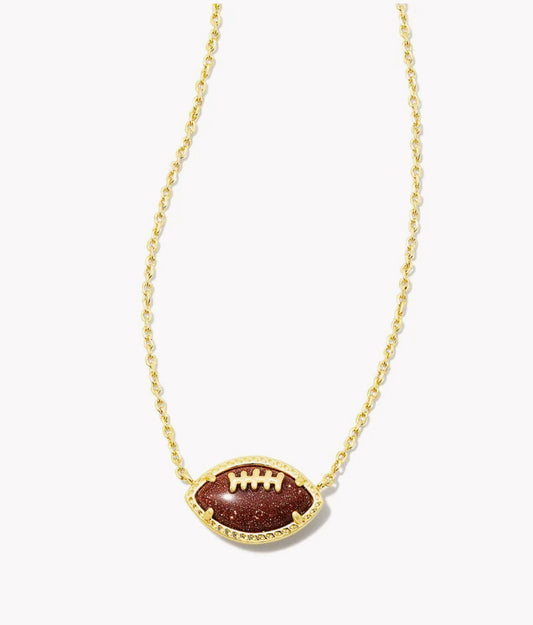 Football Short Pendant Necklace