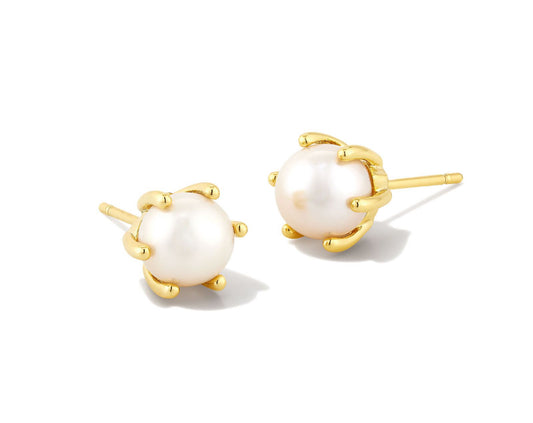 Ashton Pearl Stud Earrings