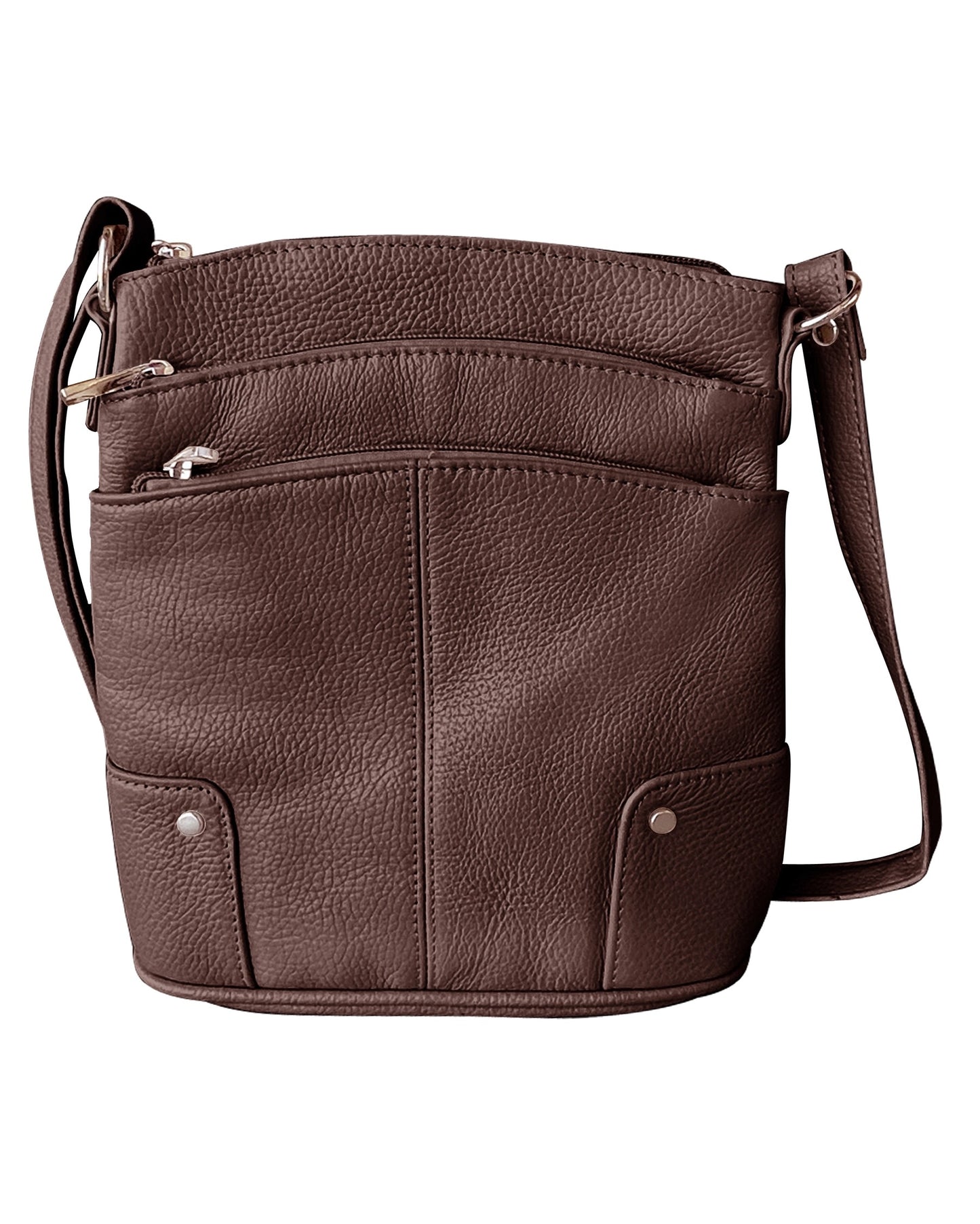 W011 Cowhide Leather Crossbody